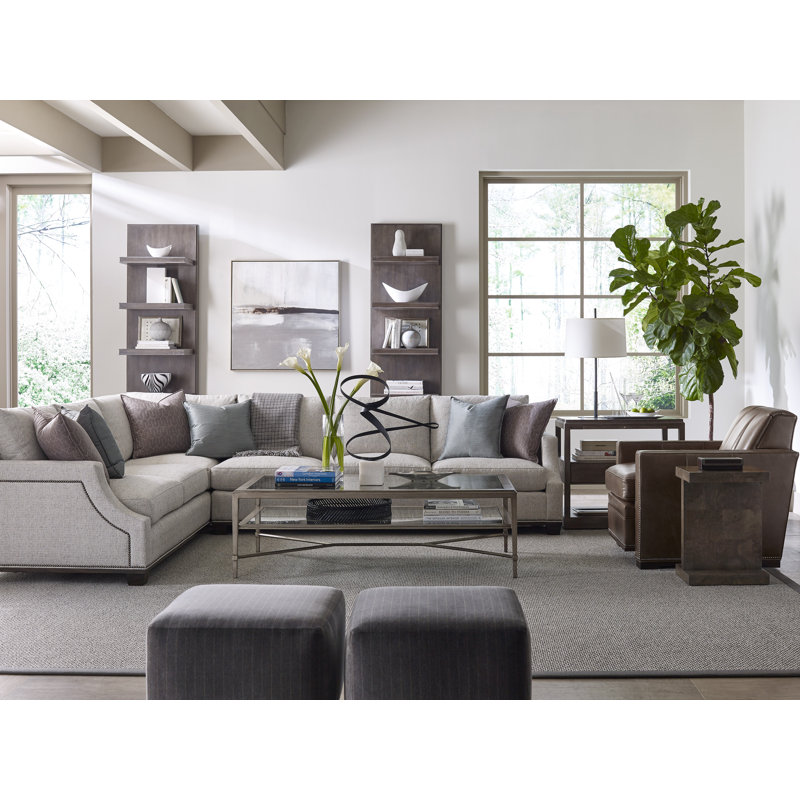Mulligan By Michael Weiss Square Ottoman, Worthy Snow, Havana, Yes