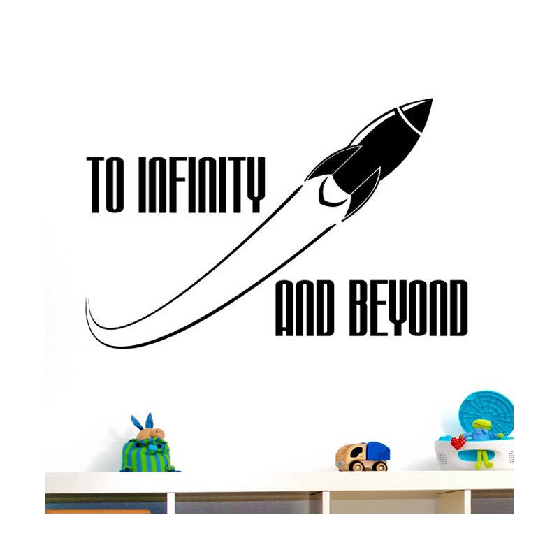 Wall Decal, Black, Large