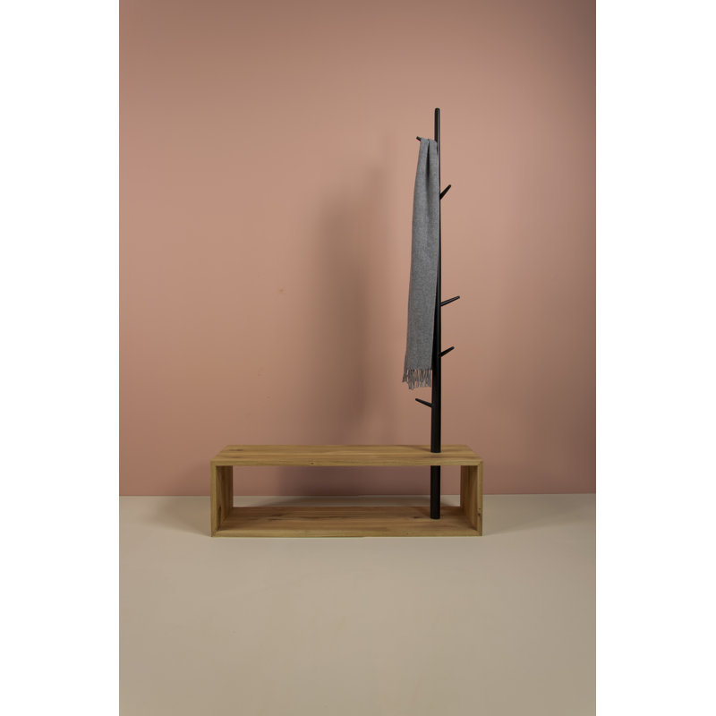 Mines Solid Wood Freestanding Coat Rack