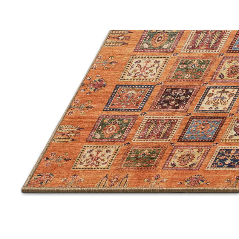 Abstract Indoor Rug, Rectangle 7' x 10'
