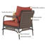 Chaise longue d'extérieur en aluminium et osier avec coussins et coussin Sunbrella Hope-1530944419-1530944418