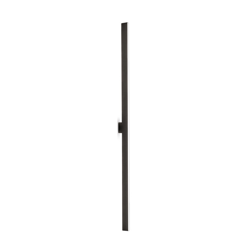Fly Ap Aluminum LED Flush Mounted Sconce, Anthracite