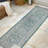 Moten Medallion Textured Weave Teal Blue/Gray Indoor/Outdoor Rug-2109556413