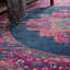 Tapis oriental bleu marine / rose Abbate-438258023