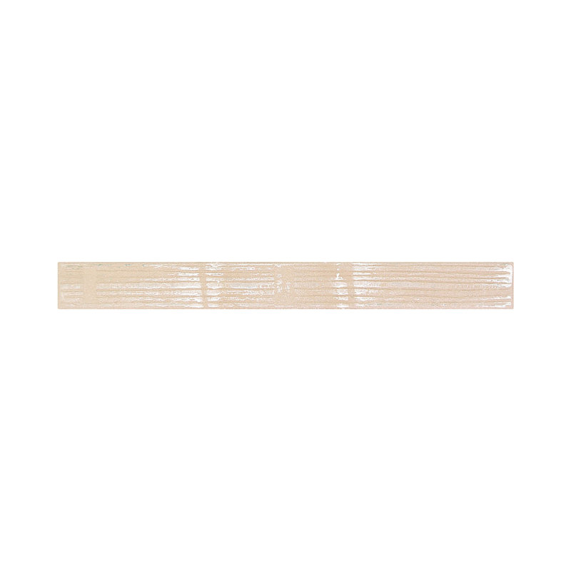 Vestige 2 po x 18 po Planches murales en porcelaine satinée, Chrome