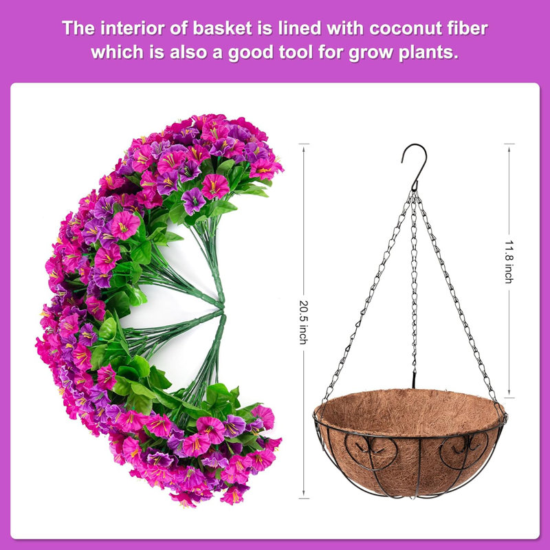 Arrangement in Basket, Lotus/Fuchsia