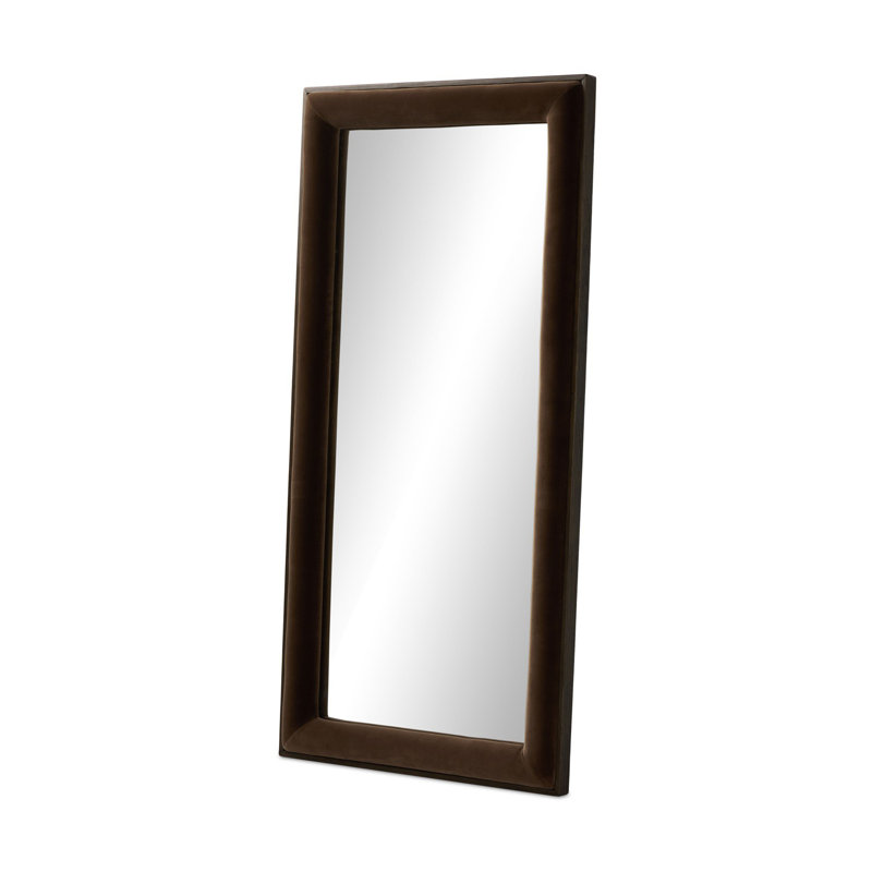 Velaz Rectangle Floor Mirror, Surrey Mink