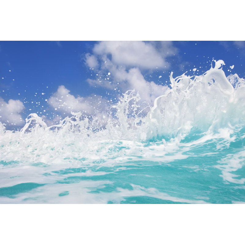 Wave Splash by GeorgePeters - Wrapped Canvas Print, 51cm H x 76cm W x 3.8cm D