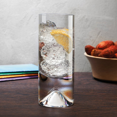 No.9 10.99oz. Handmade Crystal Highball Glass Set