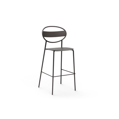 Sole Powder Coated Steel Outdoor 25'' Counter Stool