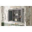 Armoire à pharmacie, armoire de rangement de salle de bain murale, armoire de salle de bain moderne avec miroir, armoire à miroir avec 6 tablettes ouvertes, meuble-lavabo non inclus-366300554