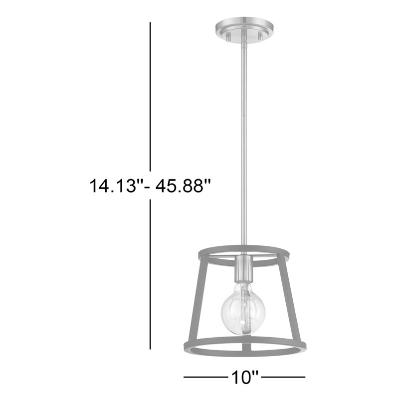 Luminaire suspendu géométrique 1 lumière Brielle