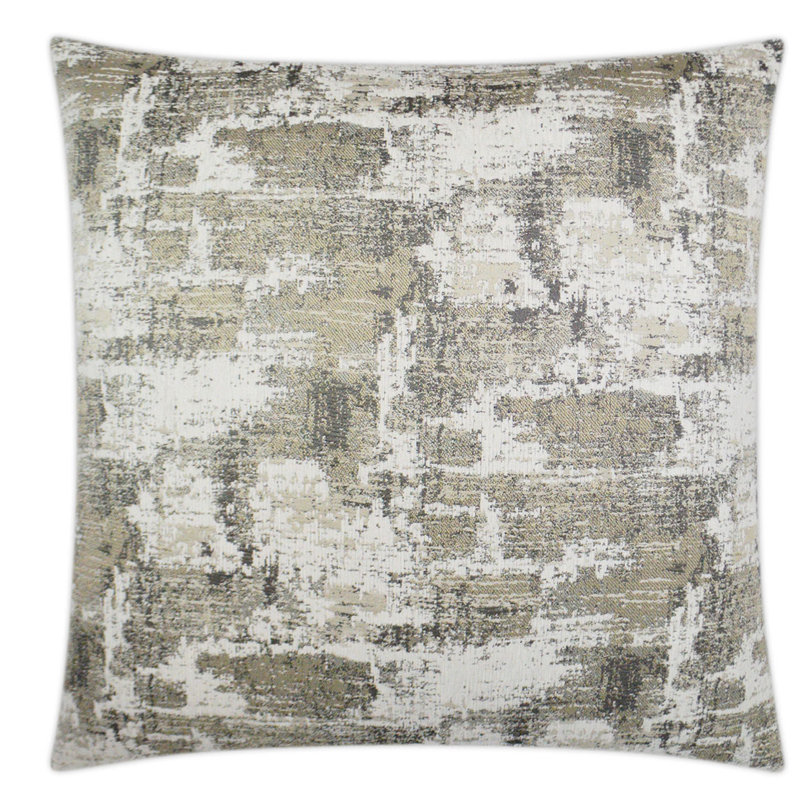 Abrash Pillow Cover & Insert, Mustard, Square 22"