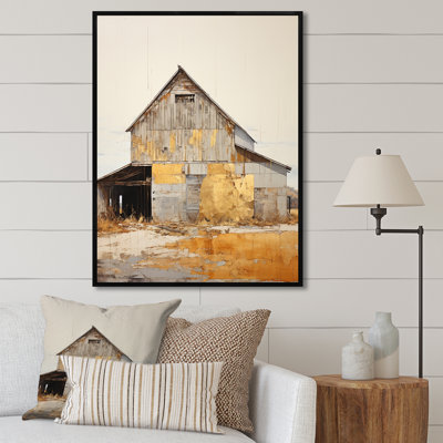 Minimalisme grange atténuée IV sur toile