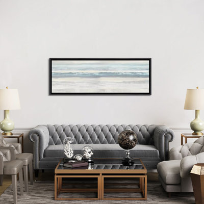 «Boundless Aqua», reproduction d'art sur toile encadrée