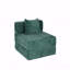 Canapé à compression, canapé-lit à plancher convertible à structure fixe, canapé modulaire monoplace sans os, tissu chenille-706886058