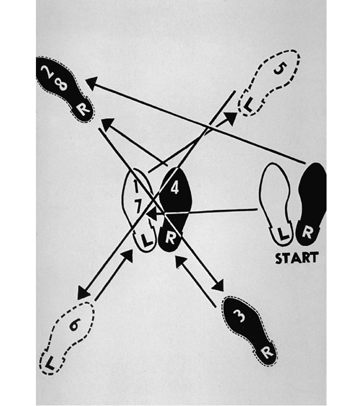 Schéma de danse (tango), 1960 MCG-W1114PFB, H 18 po x l 13 po