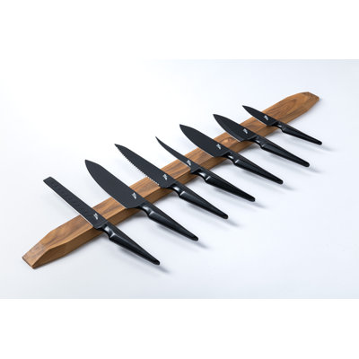 Edge Of Belgravia Galatine 8 Piece Stainless Steel Knife Block Set