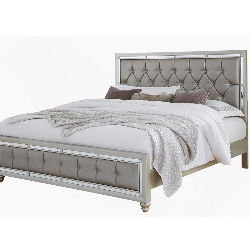 Chloe Gemstone Silver Full Bed