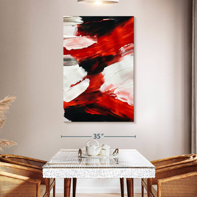 Avery Red Abstract