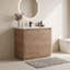 Meuble-lavabo autoportant de style ferme moderne de 91 cm (36 po), armoire en contreplaqué avec portes à fermeture amortie, lavabo en céramique blanche-1632870194