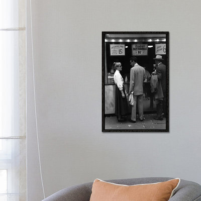 Charles James Story Ice Cream Sodas (NYC, 1949) by Ruth Orkin - Print on Canvas