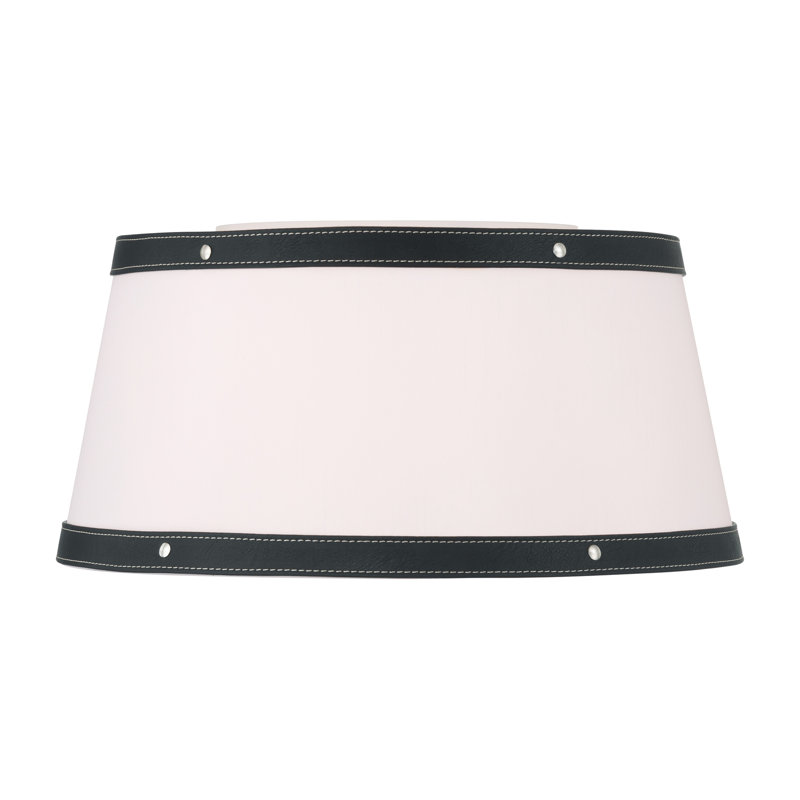 Libby Langdon Callahan 17'' Luxe Gold Flush Mount, Nickel