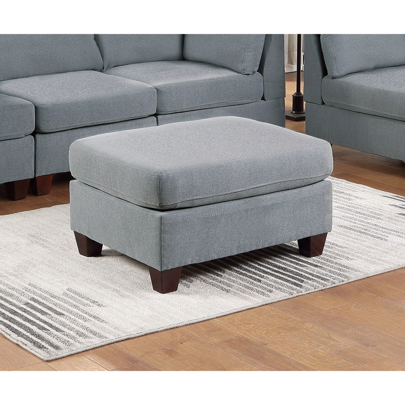 Repose-pieds de salon en tissu 1pc