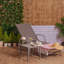 Harbour Housewares - Sussex Garden Side Table - Metal Outdoor Patio Furniture - 44 x 44cm-1721910858