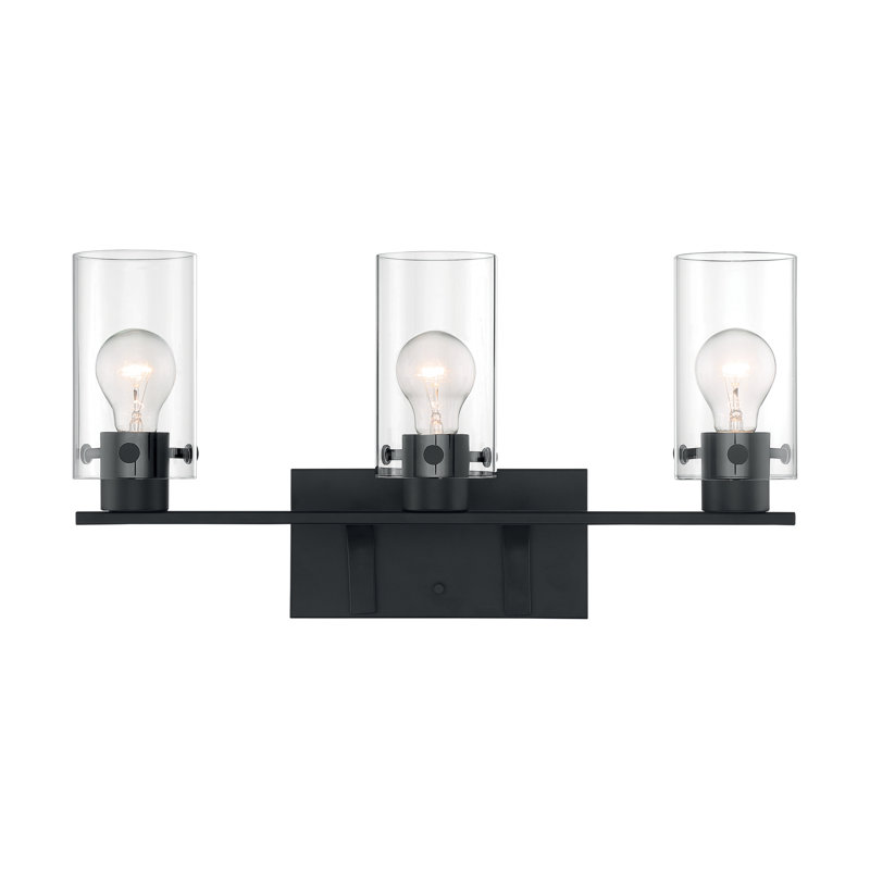 Barines 3 - Light Dimmable Vanity Light, Matte Black
