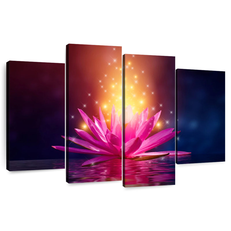 Harnek Lotus Fantasy, 32" H x 52" W