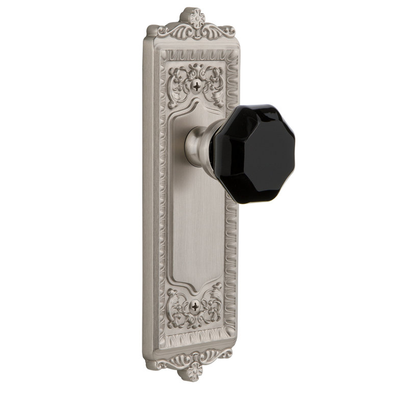 Assiette double Grandeur Windsor, Nickel satiné