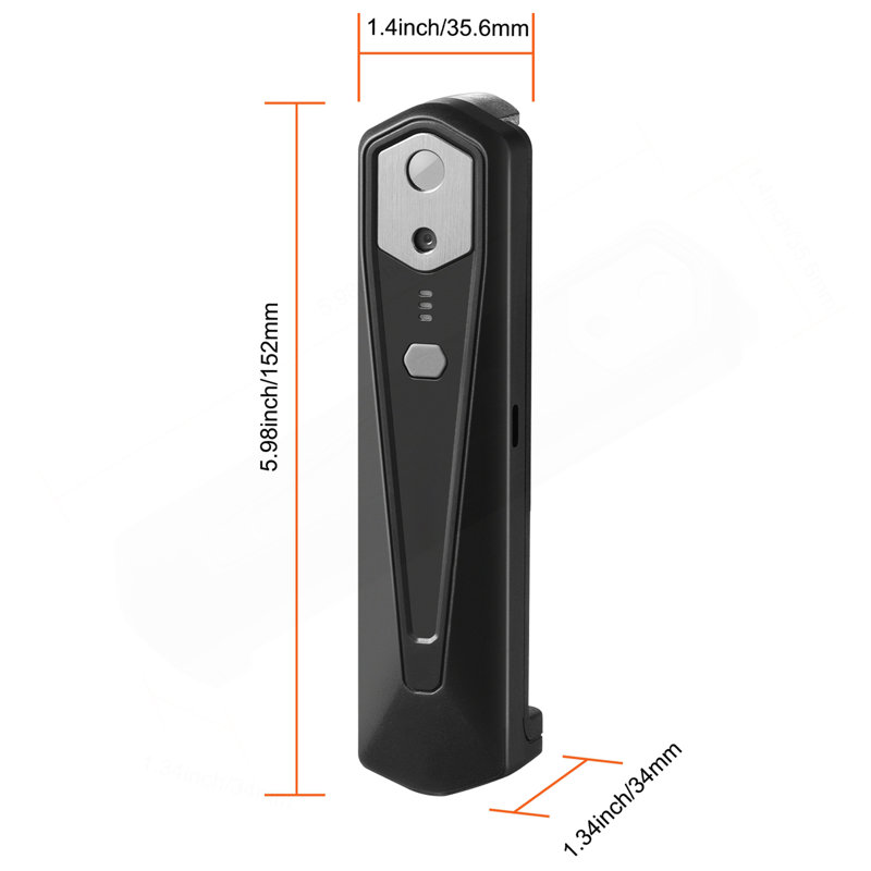 Thermal Imaging Camera For Android & IOS, 256 X 192 IR High Resolution, Wireless Infrared Thermal Imager With Wifi & Visual Camera, 25Hz Refresh Rate Thermal Camera For Smartphone, -4°F-1022°F