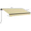 Auvent de terrasse rétractable 8 pi x 6,5 pi avec abri de soleil avec manivelle, tissu 280 g / m², structure en aluminium robuste pour terrasse, balcon, cour, auvent de terrasse beige rétractable, résistance et acier