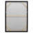 35"Lx1.5"Wx47"H, Hand-painted, Abstract Canvas with Gold Foil, Contemporary Wall Art, Crafted with Polyester Canvas and Fir Wood, Plastic Frame with Black Finish