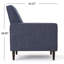 Fauteuil inclinable manuel capitonné à boutons-1752336898