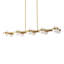 Selene 4-ft Gold dimmable LED Linear Pendant-1281036235