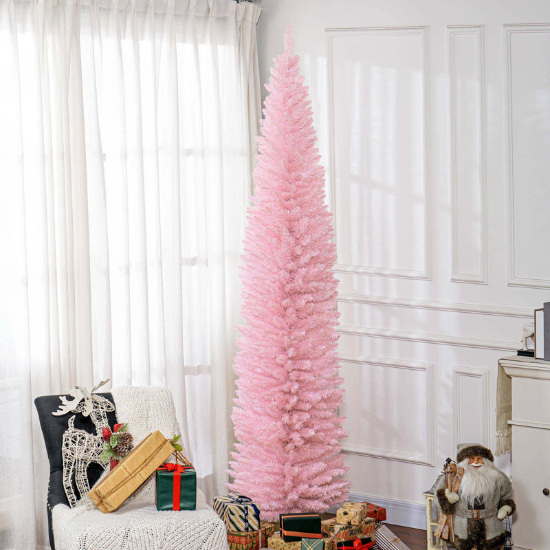 Arbre de Noël artificiel 8 pi avec 618 branches et un pied en plastique