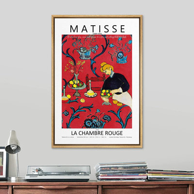 «The Red Flower Room Nature Wilderness» par Henri Matisse - impression sur toile
