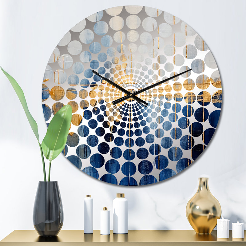 Anatasia - Horloge murale peinture abstraite, Petit