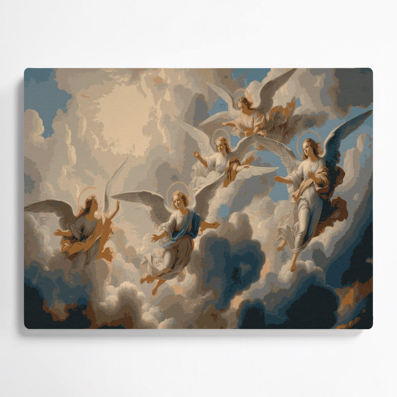 «Christmas Angels», art mural en métal brun, H 12 po x l 18 po