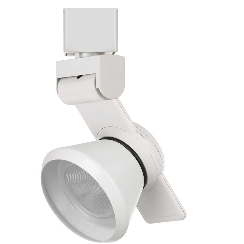 Projecteur sur rail DEL intégré à intensité variable Cal Lighting, blanc, 15 cm (6 po) de hauteur, 12 W, 750 lumens, 3 000 K, IRC 90, angle de faisceau de 36°