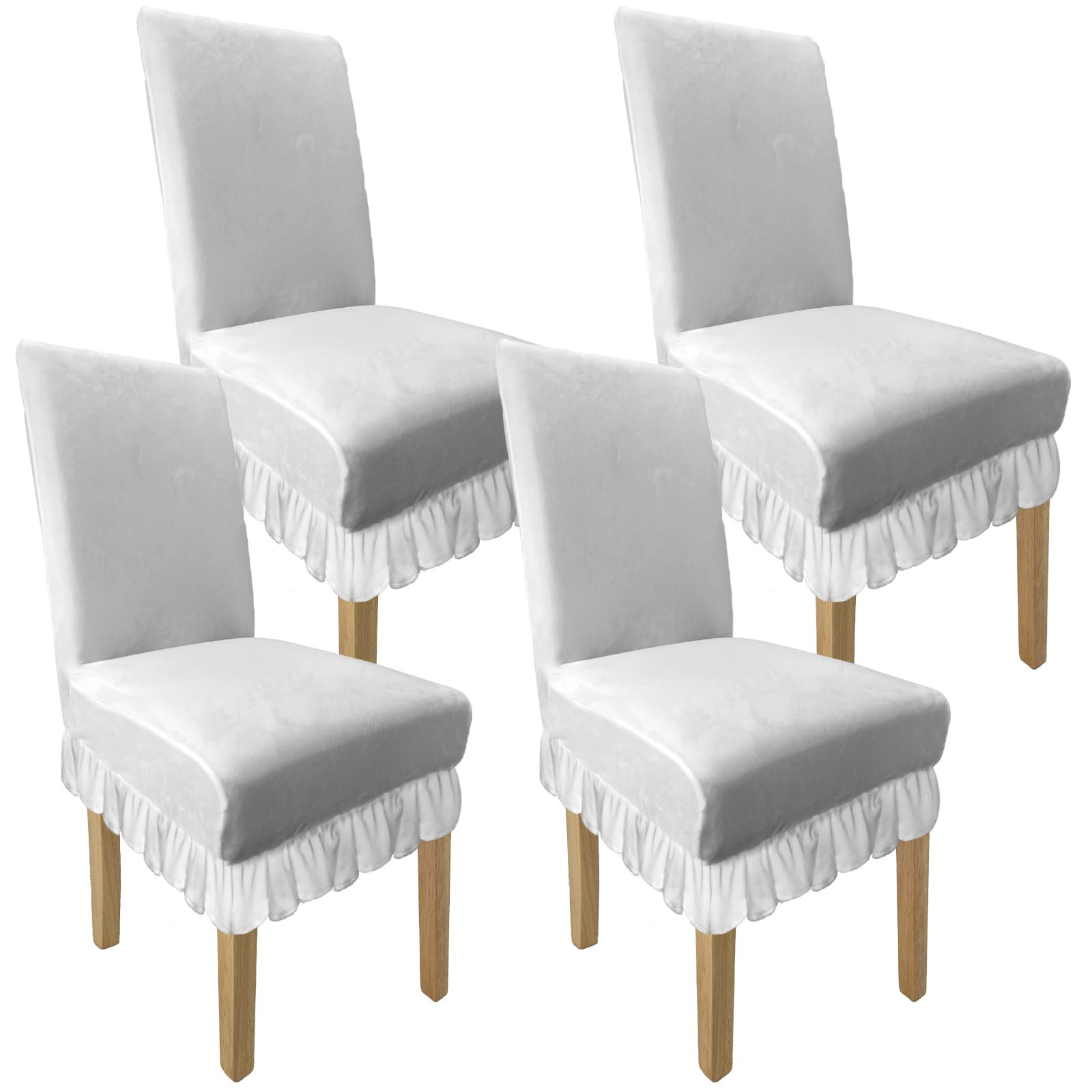 Bloomsbury Market Velvet Dinning Room Chair Covers Soft & Breathable ...