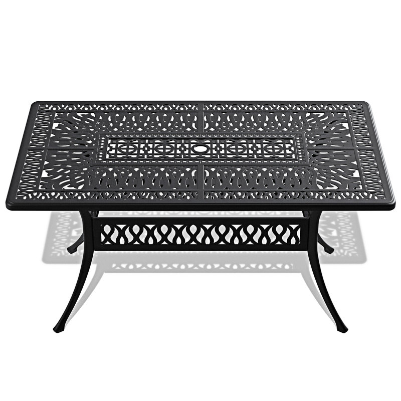 Table de salle à manger en aluminium