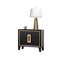Table de chevet moderne espresso