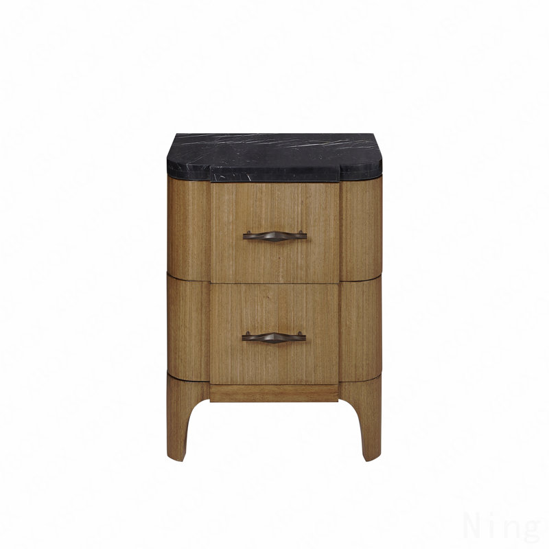 Table de chevet 2 tiroirs