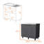 Lavabo et armoire Smokey Oak