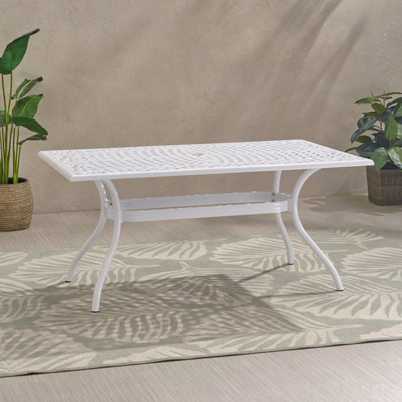Rectangle Table, White