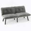 Canapé-lit pliant convertible gris-1824392161