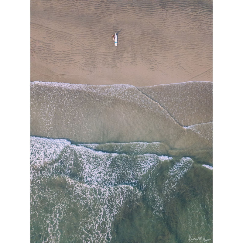 Salt + Water Print by Kristen M. Brown, 24" H x 18" W x 1.25" D, Wrapped Canvas